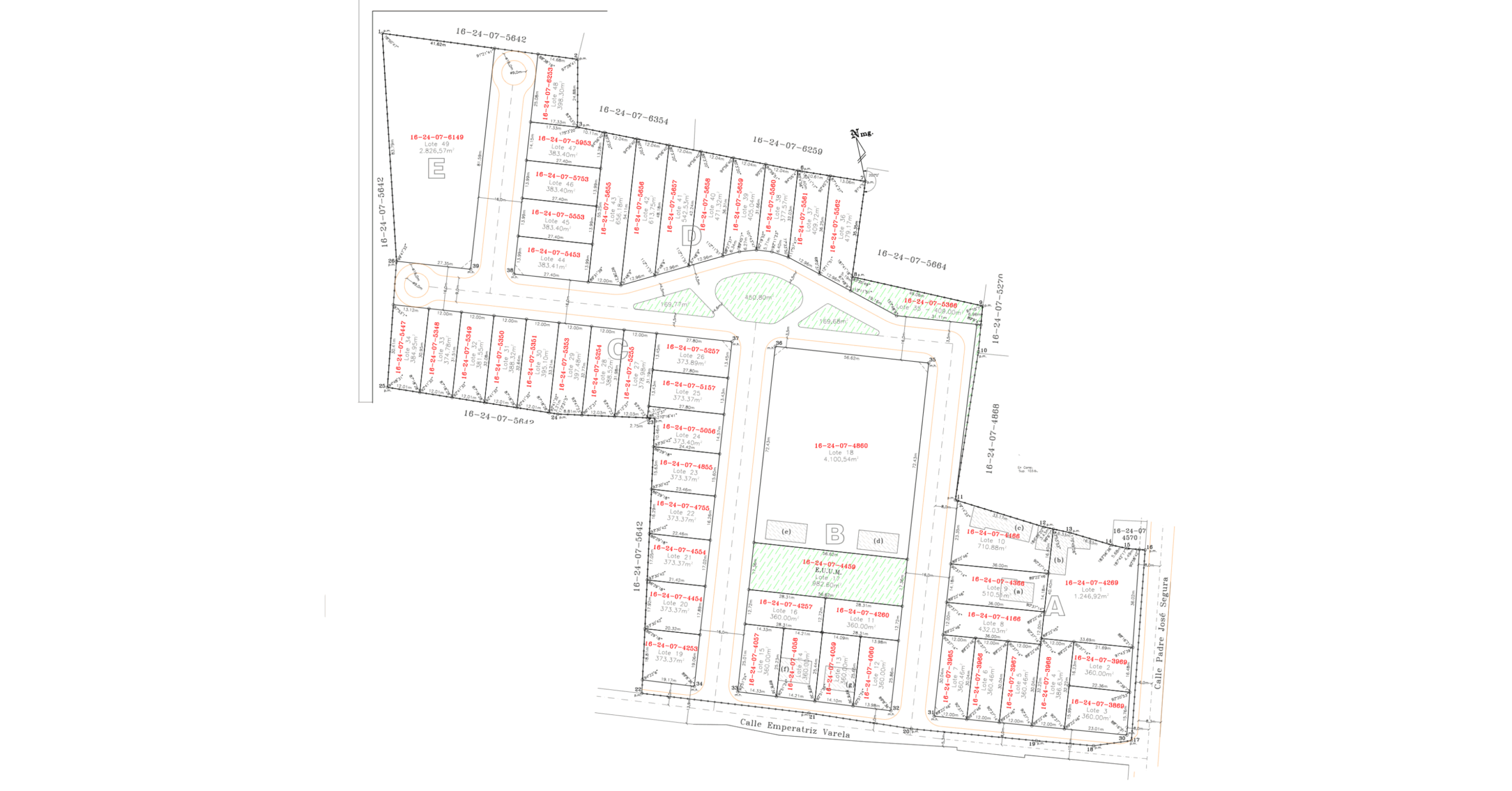 Plano General Bosques N°1